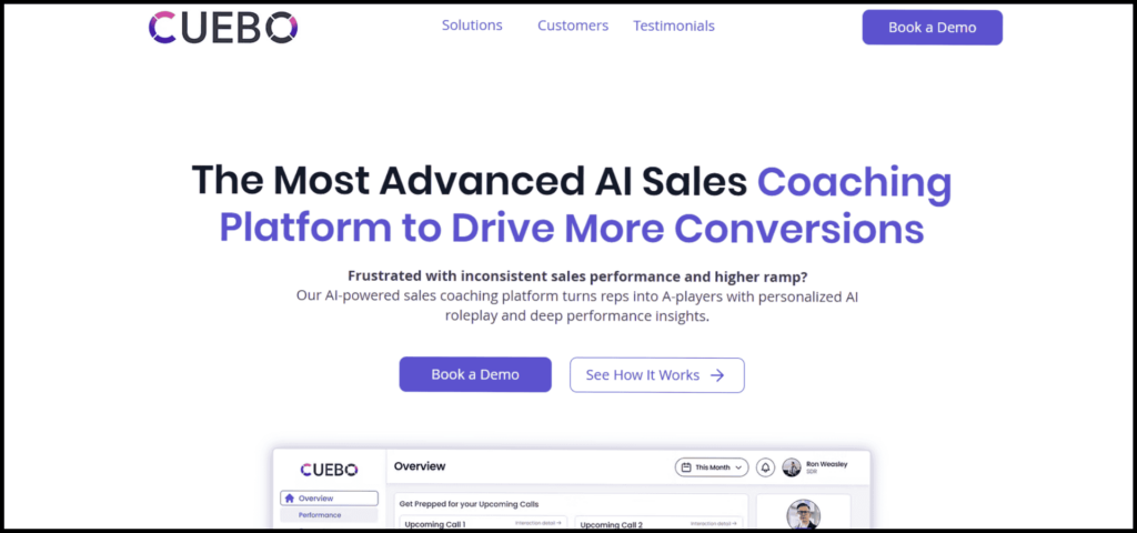 Cuebo homepage