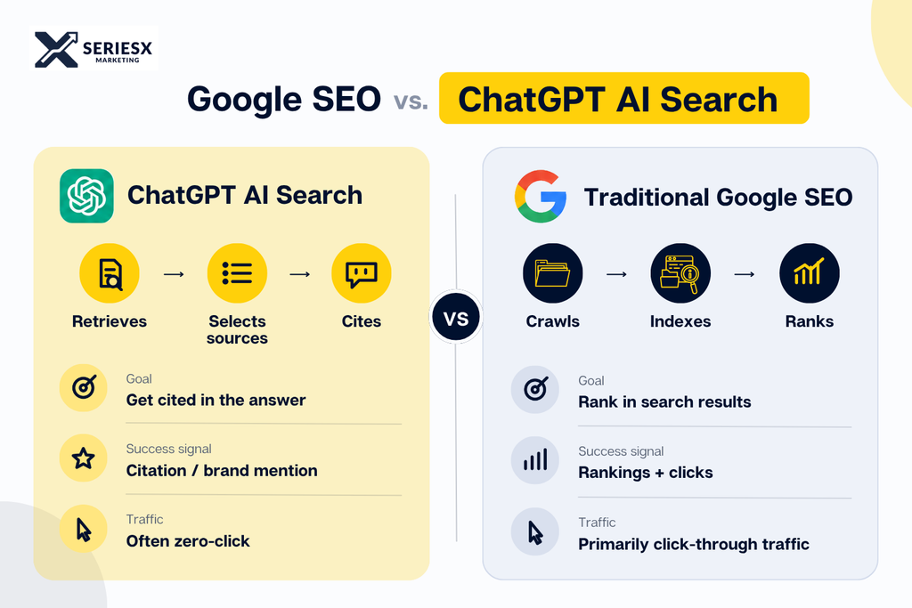 Google SEO VS ChatGpt AI Search
